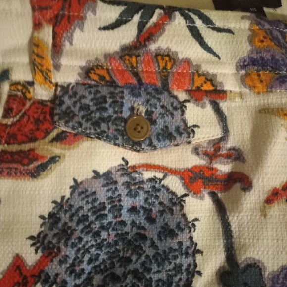 COPY - J Crew Size 16 Floral Cropped Womans Pants - Picture 3 of 7